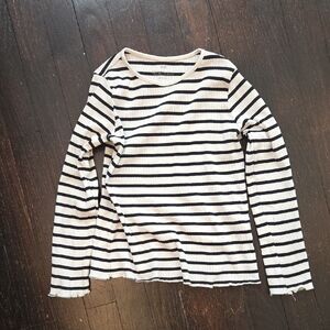 H&M Black and White Striped Tee